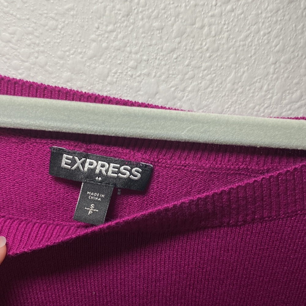 EXPRESS - PURPLE SWEATER - Picture 4 of 7